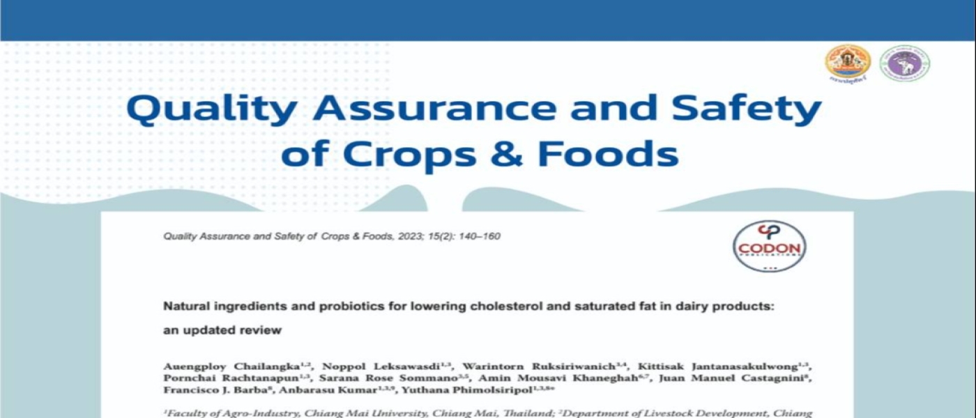 "Natural ingredients and probiotics for lowering cholesterol and saturated fat in dairy products: An updated review"