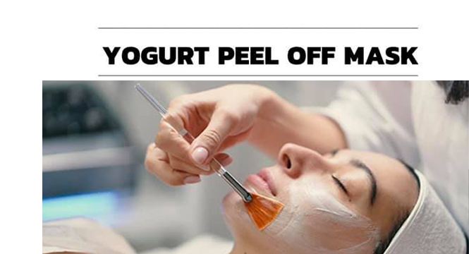 yogurt peel off mask