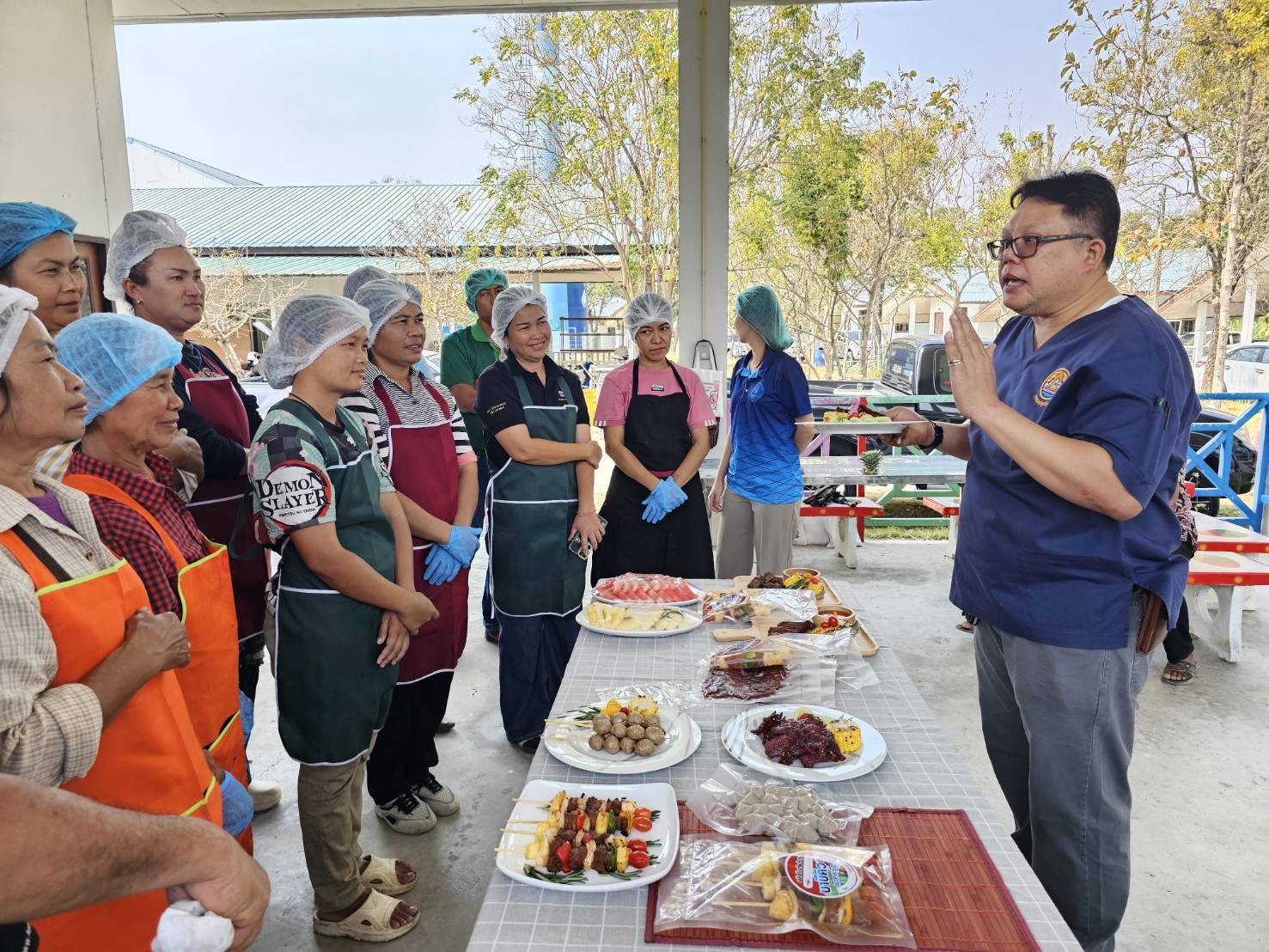 a practical training facilitator for farmers in Suphan Buri Province1